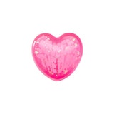 Pink glitter Nee Doh Good Vibes Only squish heart with Squeeze the Day embossed message on white background
