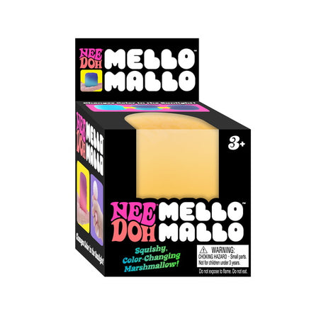 NeeDoh Mello Mallo box in yellow colourway
