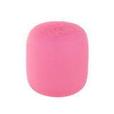 Pink NeeDoh Mello Mallo squishy toy on white background