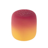 Yellow NeeDoh Mello Mallo after sun colour-change showing warm amber gradient