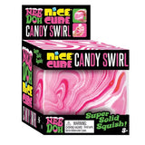 Nee Doh Nice Cube Candy Swirl pink squishy fidget toy box packaging