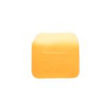 Yellow Nee Doh Nice Cube Glow squish cube on white background