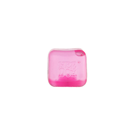 Pink NeeDoh Nice Ice Baby translucent squishy sensory cube