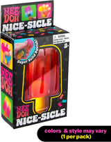 Nee Doh Nice-Sicle squishy popsicle sensory toy in box packaging