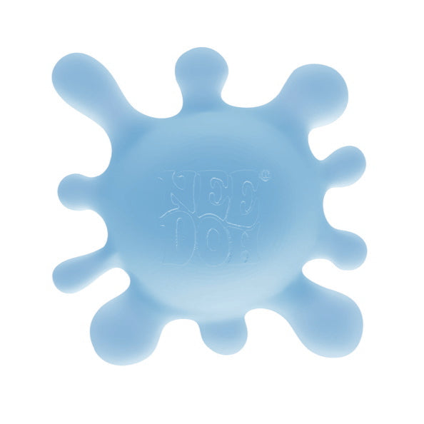 Blue NeeDoh Sploot Splat on white background