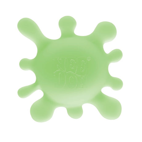 Green NeeDoh Sploot Splat on white background