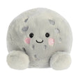 Palm Pals Celene Moon plush in soft grey with embroidered silver crater spots and pink blushed cheeks