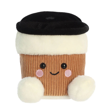 Aurora Palm Pals Essie Coffee Cup brown black plush soft toy collectible