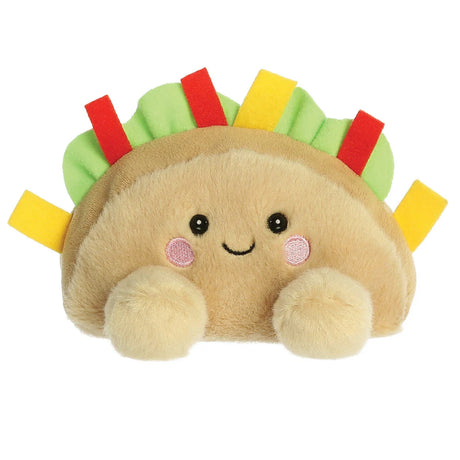 Aurora Palm Pals Fiesta Taco beige green red plush soft toy collectible