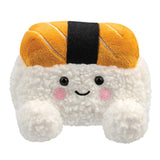 Aurora Palm Pals Suhiro Salmon Sushi white pink plush collectible
