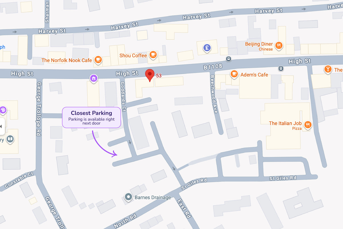Closest parking map