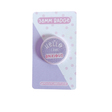 Peachy Lane Studio Hello I Am Anxious 38mm badge, lilac, on white backing card