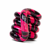 pink and black tangle toy