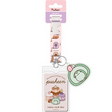 pusheen lanyard with pastel treats cardholder and mint macaron charm sensory accessory