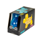 Blue Scrunchems Sugar Balloon Dog squishy toy displayed in open black branded box