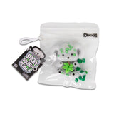 Scrunchems Sticky Squishy Koala in resealable bag with branded tag, white clip hanger, and green pom-pom accessories