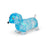 Blue glitter Scrunchems Sugar Sausage Dog stretchy sensory fidget toy
