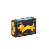 Scrunchems Sugar Sausage Dog black packaging, stretchy glitter fidget toy