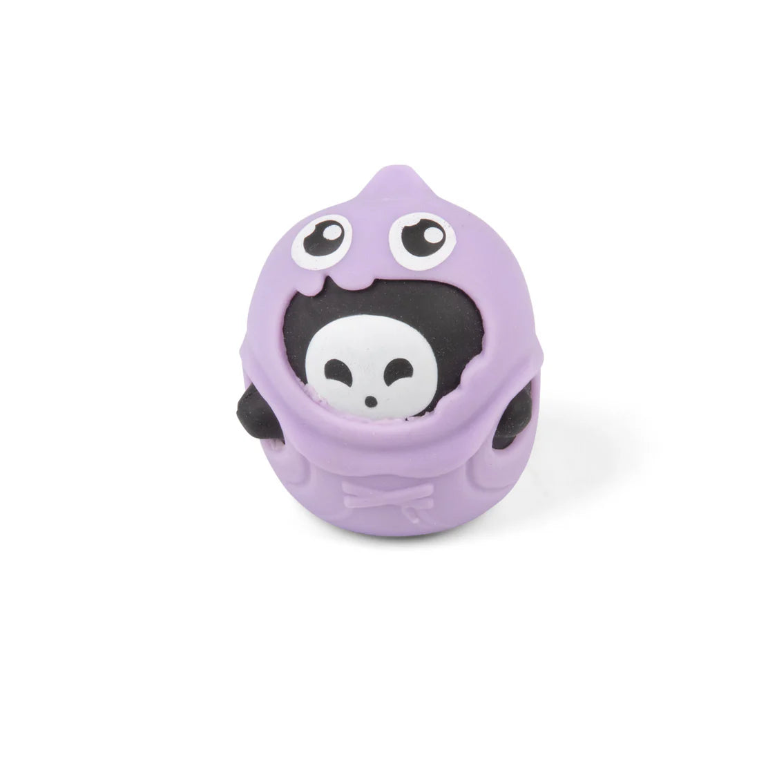 Scrunchems Switch N Squeeze Ghost purple reaper design, front view