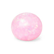 Pink iridescent glitter Scrunchems Sparkly Squish Ball on white background