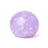 Purple iridescent glitter Scrunchems Sparkly Squish Ball on white background