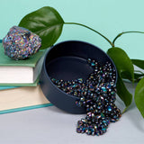 Speks Crags Oil Slick magnetic fidget putty in tin on desk