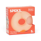 Reef Speks Gump Loop memory gel stress ring packaging, fidget toy