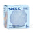 Pale blue Speks Gump Surface memory gel stress ball in branded Speks Gump packaging box