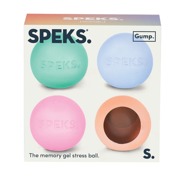 SPEKS Mini Gump 4 Pack - The Memory Gel Stress Ball