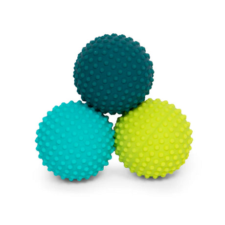 Speks Odds Green Dots sensory fidget magnets, teal and lime textured balls