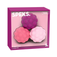 Speks Odds Purple Bumps silicone fidget magnet set, pink purple packaging