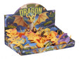 Squeezy Dragon squashy squishy sensory toy retail display, four assorted colour variants