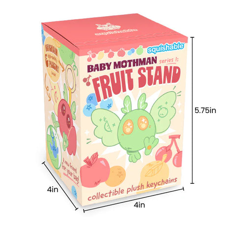 Squishable Baby Mothman Fruit Stand Series 1 blind box dimensions packaging