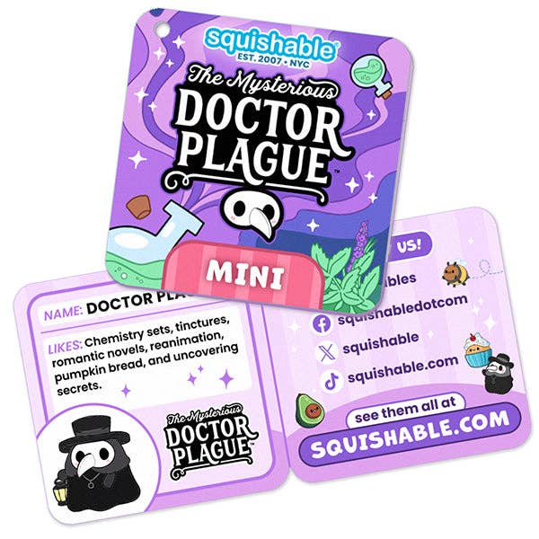 Squishable official branded label close-up