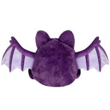Squishable Mini Spooky Bat purple plush back view
