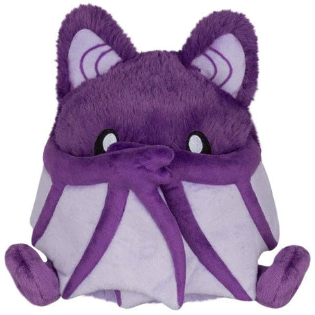 Squishable Mini Spooky Bat purple plush wings folded front view