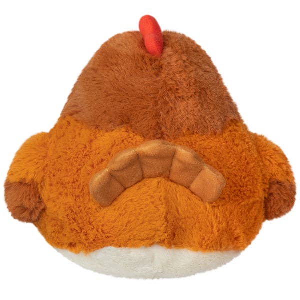 Squishable Snugglemi Snackers Hen mini plush back view