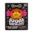 Front of Scrunchems Sugar Axolotl retail box showing orange glitter axolotl through window