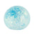 Super Squidge Galaxy Glitter Ball blue holographic glitter squishy sensory stress fidget toy on white background