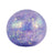 Super Squidge Galaxy Glitter Ball purple holographic glitter squishy sensory stress fidget toy on white background