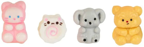 Taba Taba Squish-Lings kawaii squishy animal sensory toys, cat elephant bear pig