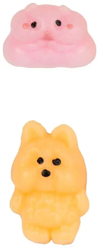 Taba Taba Squish-Lings pink pig and yellow dog squishy sensory fidget toys
