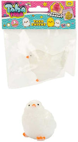 Taba Taba Taba Chicks white smooshy squishy chick sensory toy in packaging