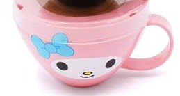 Sanrio Squishy Figures Hello Kitty Cappuccino Slow Rise Foam Blind Box