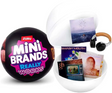 Zuru Mini Brands Really Works Vinyl capsule opened to show mini records and headphones