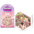 Kawaii Kitties flower shop sticker scene shown with tweezers and blind bag packaging