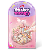 Zuru Sticker Therapy Kawaii Kitties blind bag packaging with cat café scene preview